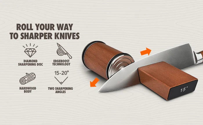 Diamond Rolling Knife Sharpener Set