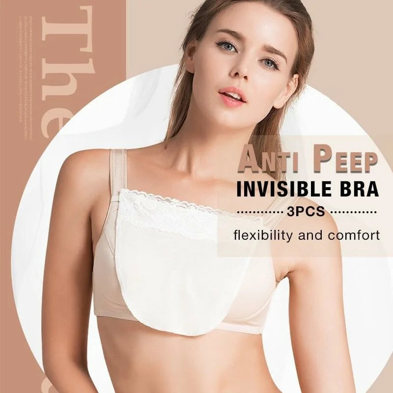 Lace privacy invisible bra