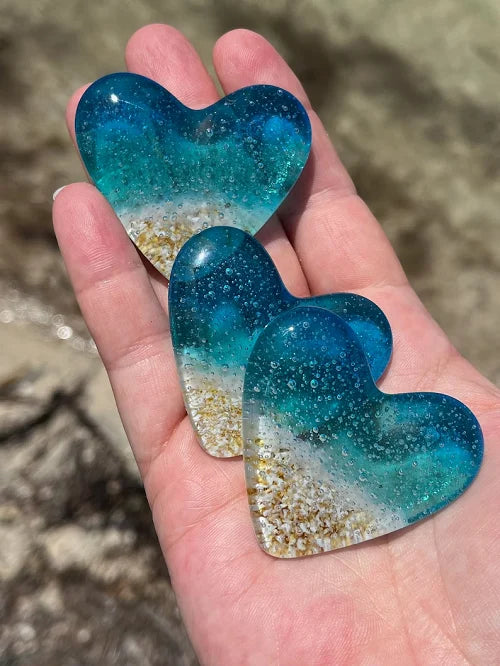 Glass Beach Pocket Heart