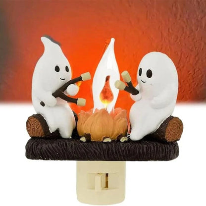 Halloween Ghost Campfire Night Light