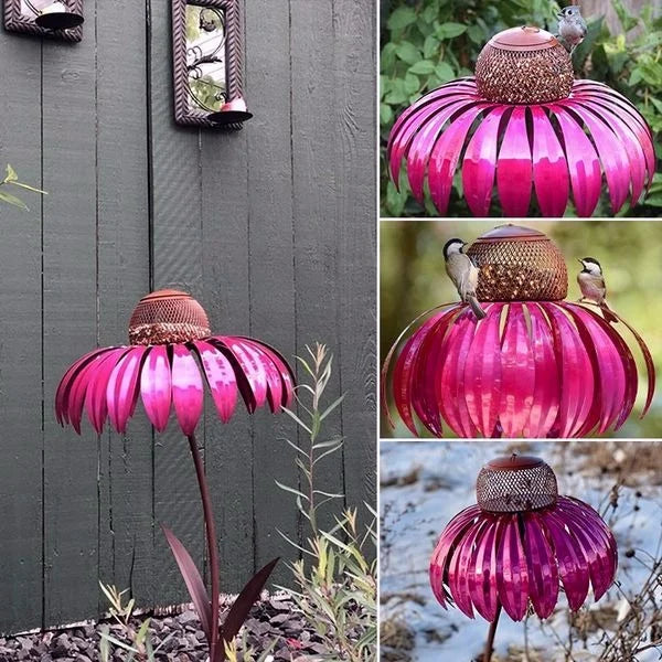 Outdoor Flower Bird Feeder