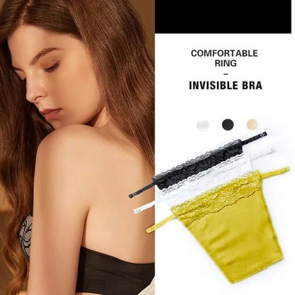 Lace privacy invisible bra