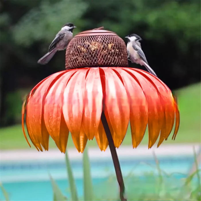 Outdoor Flower Bird Feeder