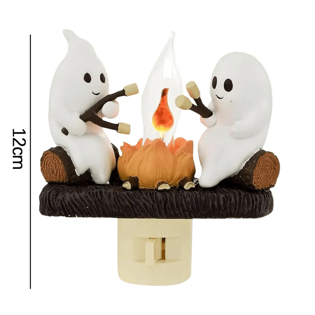 Halloween Ghost Campfire Night Light