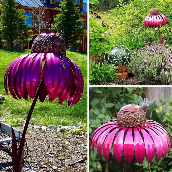 Outdoor Flower Bird Feeder