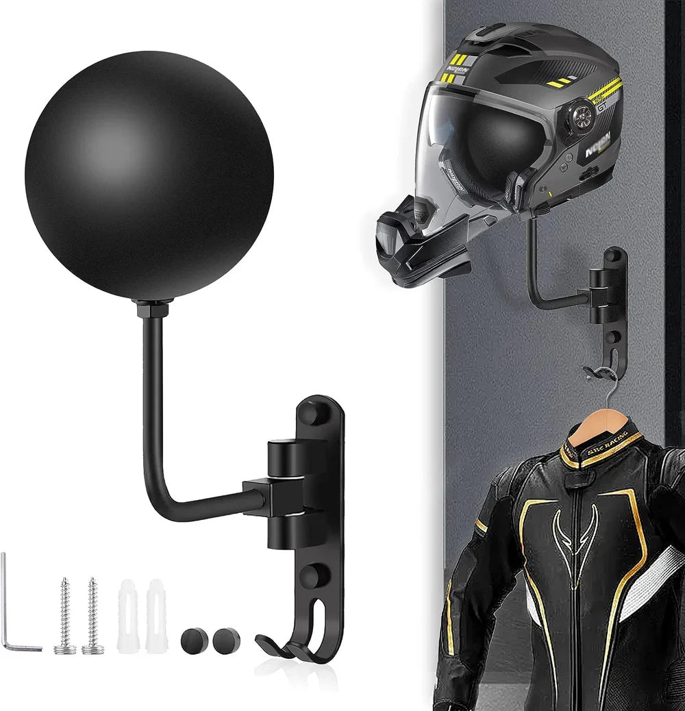 Motorcycle Helmet Rack