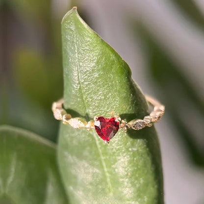 Take Time For Yourself Heart Ring