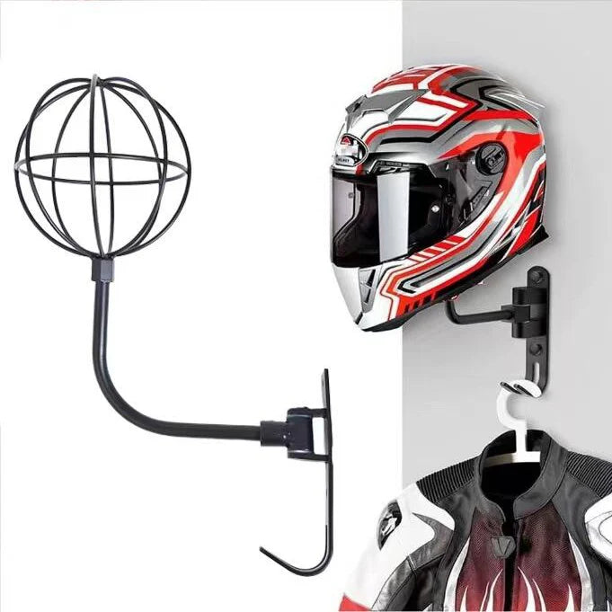 Motorcycle Helmet Rack