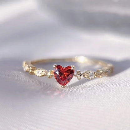 Take Time For Yourself Heart Ring